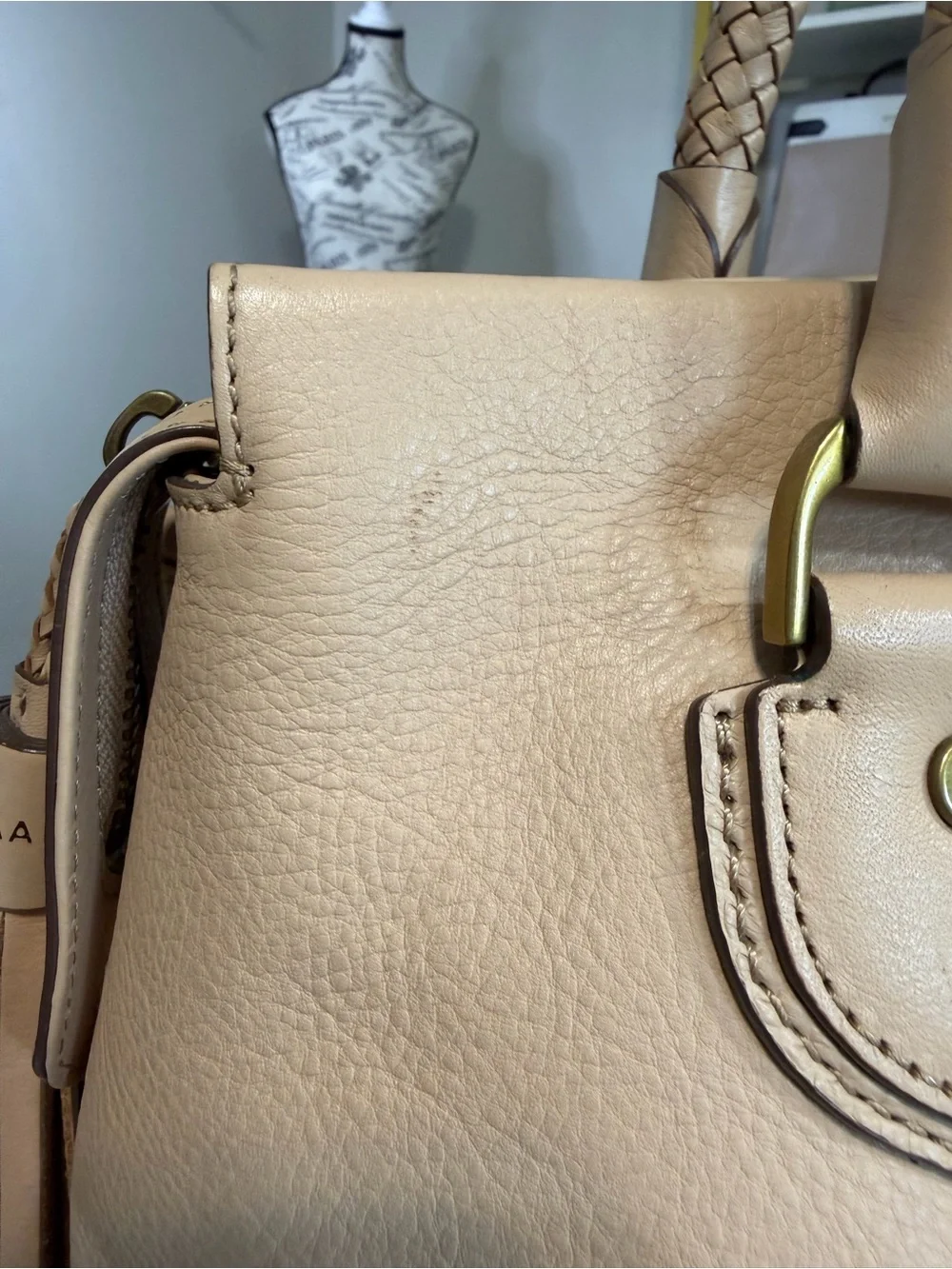 Cole Haan structured beige